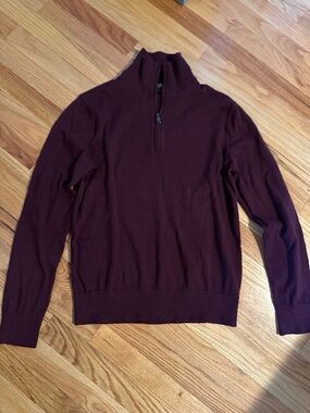 Pima Cotton and Cashmere Quarter Zip